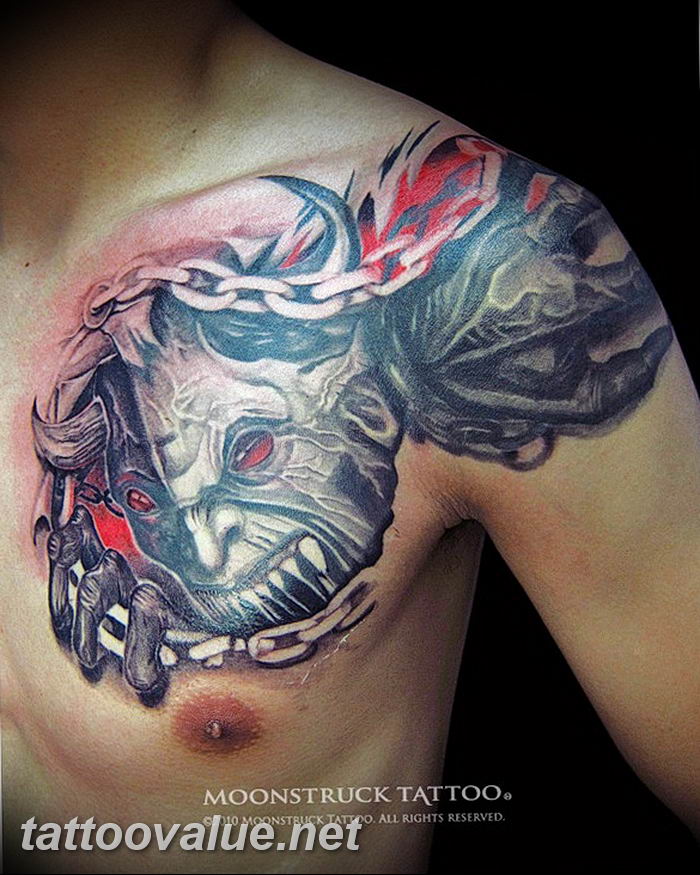 photo photo tattoo demon 05.12.2018 №115 - tattoo patterns - tattoovalue.net